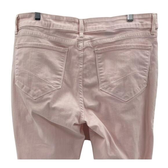 NYDJ Clarissa Ankle Jeans Pink Boho Preppy Stretch Comfy 14P - Picture 6 of 12